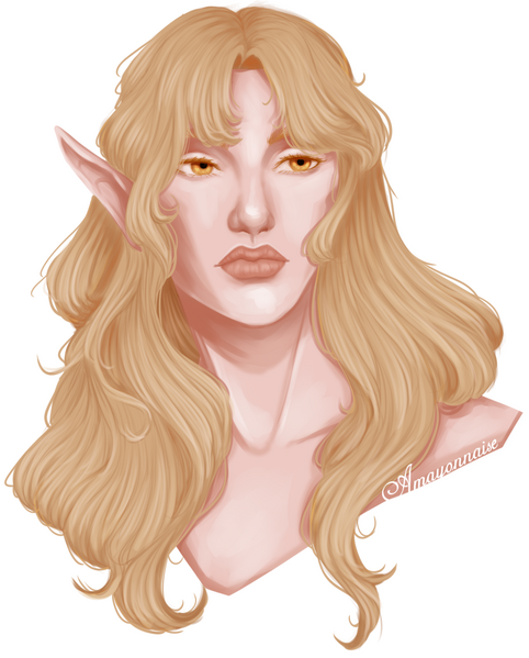 Painted Bust